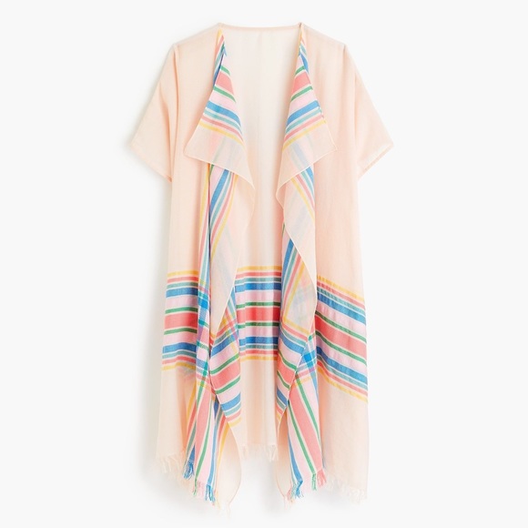 J. Crew Other - NWT J. Crew Rainbow Beach Coverup OS